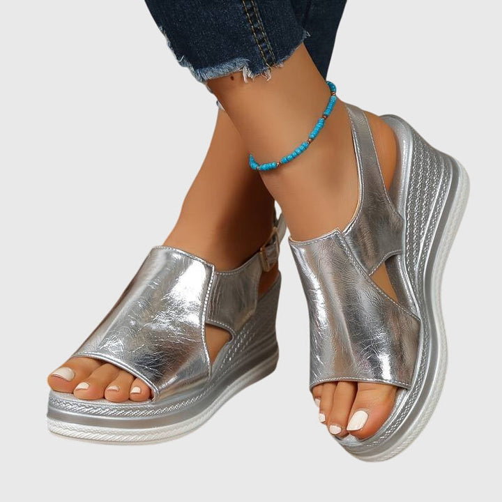 Amelia | Premium Slingback Orthopedische Sandalen