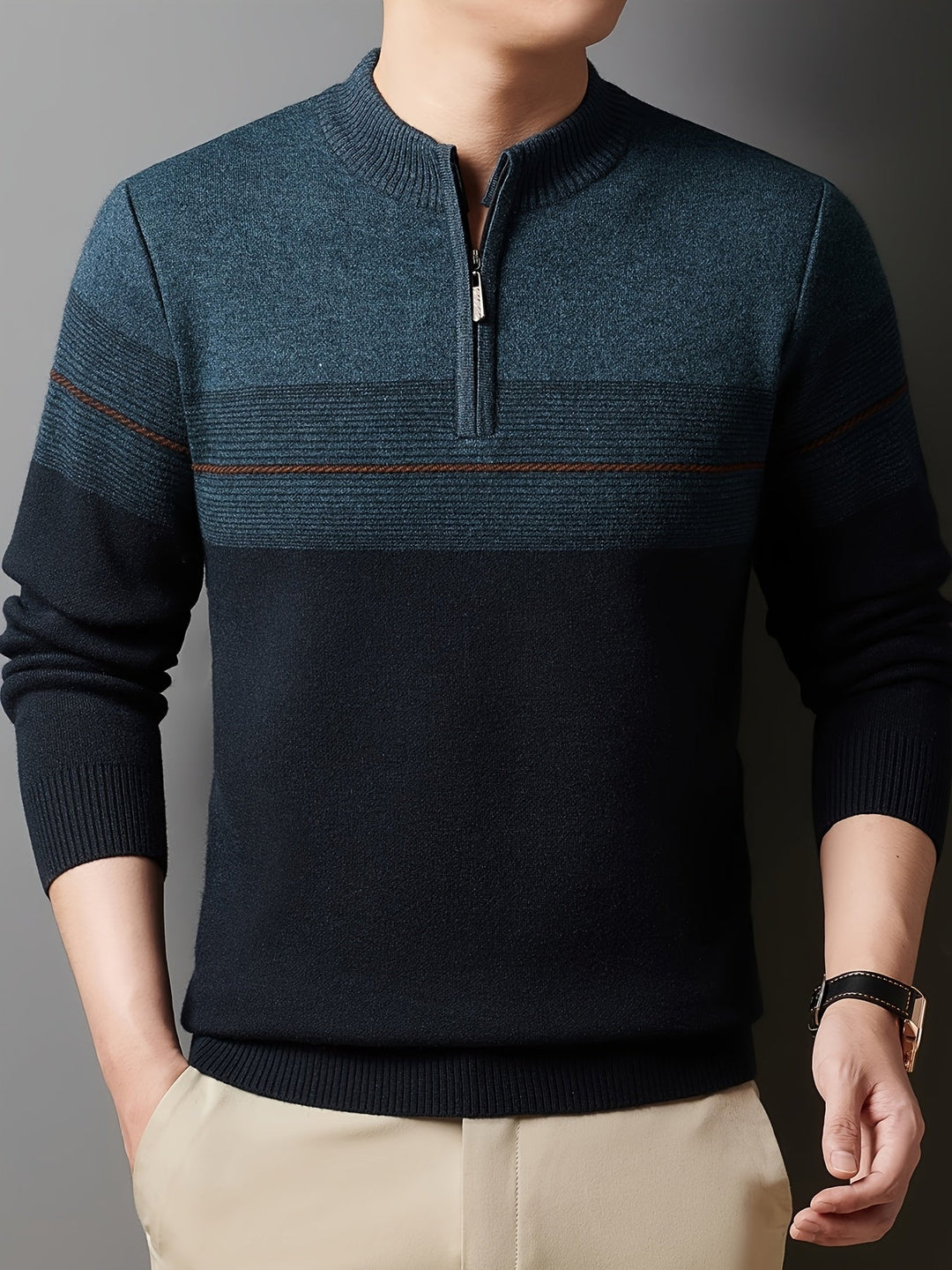 Oscar | Zip-Neck Trui