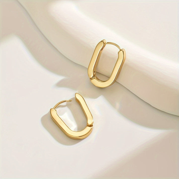 Wanda | Elegante Geometrische Hoepel Oorbellen