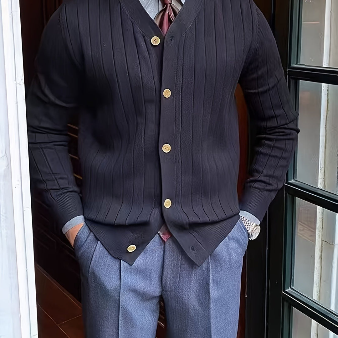 Oliver | Klassieke Knopen-Cardigan