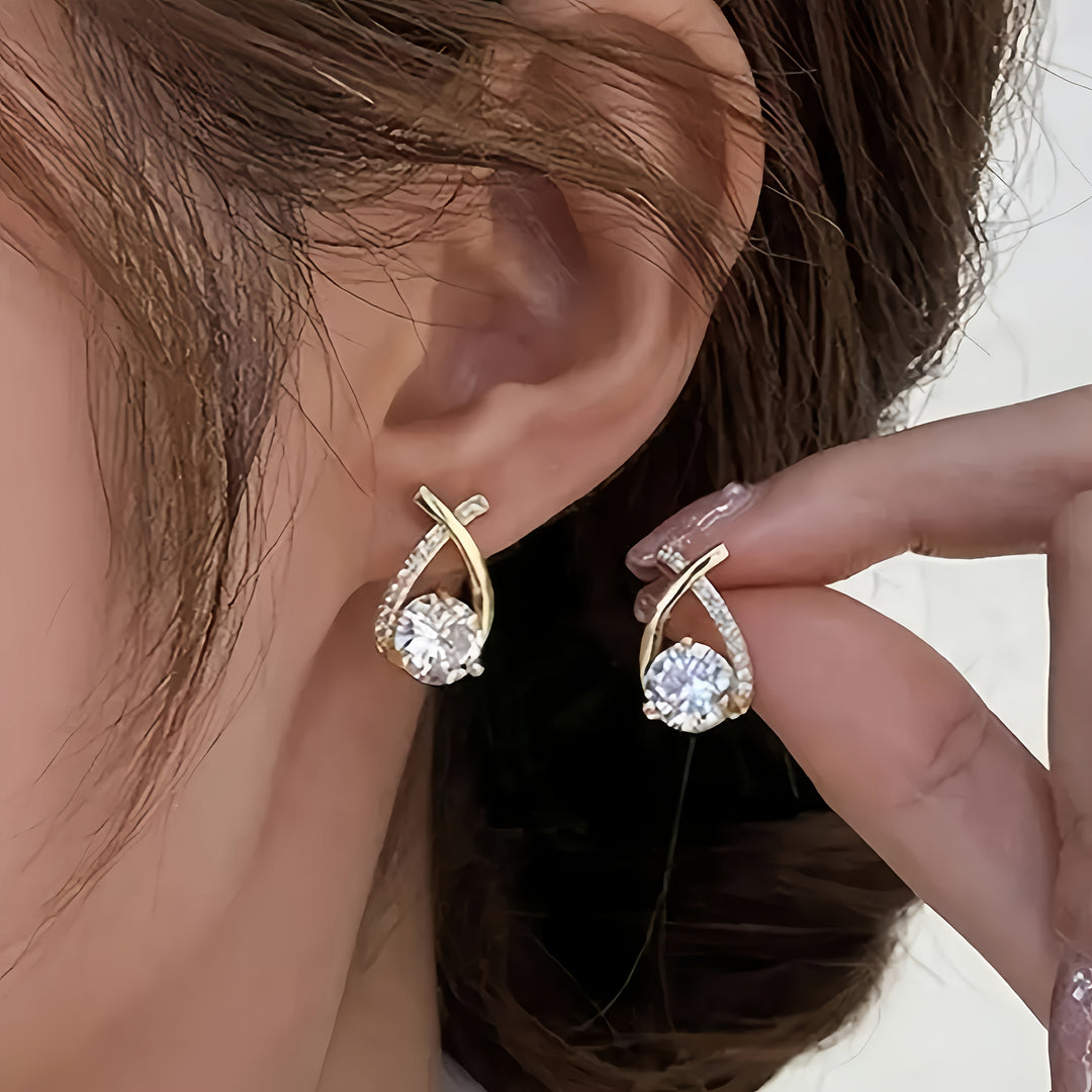 Cheryl | Stijlvolle Stud Oorbellen van Cubic Zirconia