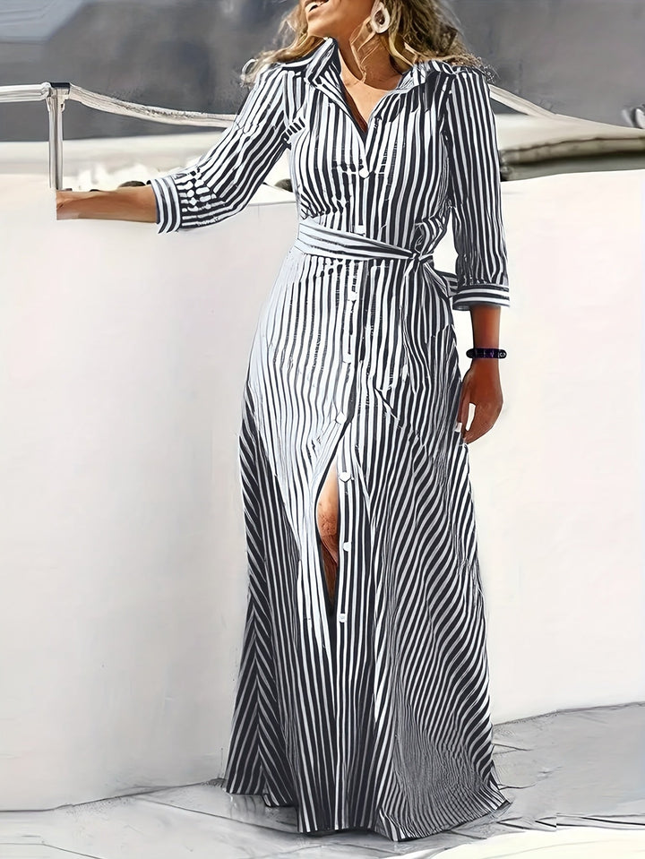 Meredith | Geknoopte Maxi Jurk