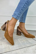 Darlene | Stijlvolle Slingback Hakken met Luipaardprint