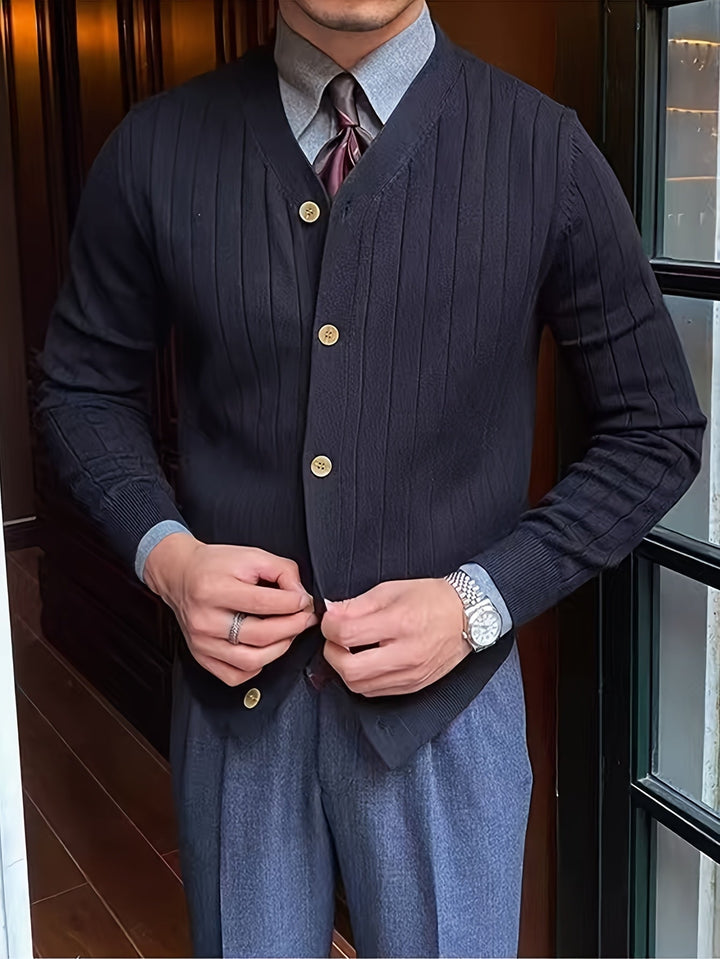 Oliver | Klassieke Knopen-Cardigan