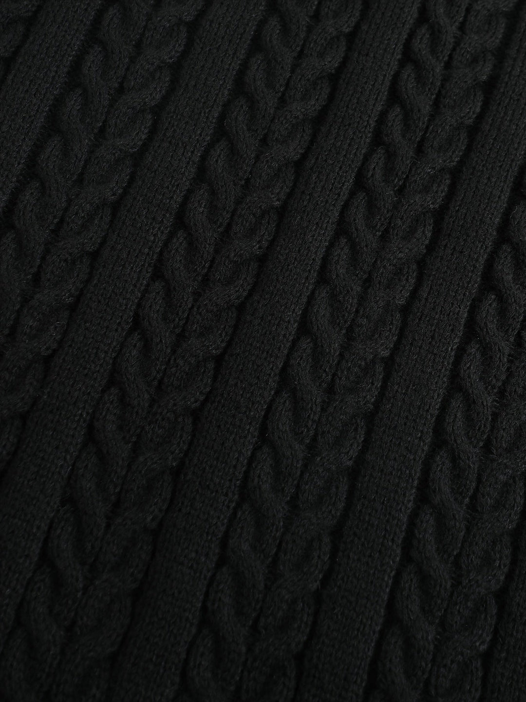 Gideon | Kabelgebreide V-Hals Sweater Vest