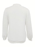 Carolyn | Gequiltte Textuur Baseball Jacket