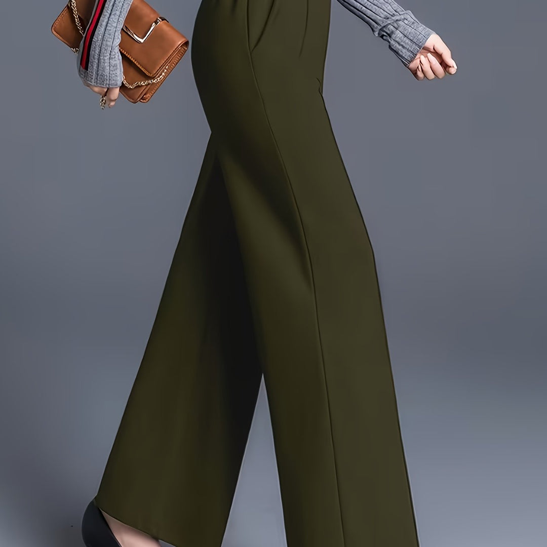 Claudia | Hoge Taille Wijde Pantalon