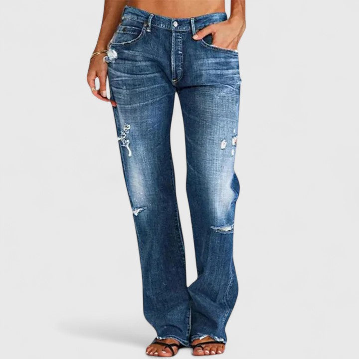 Delaney | Robuuste Wijde Jeans