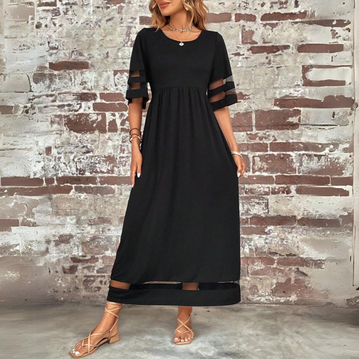 Aubrey | Elegante Midi-jurk met Buikbedekking