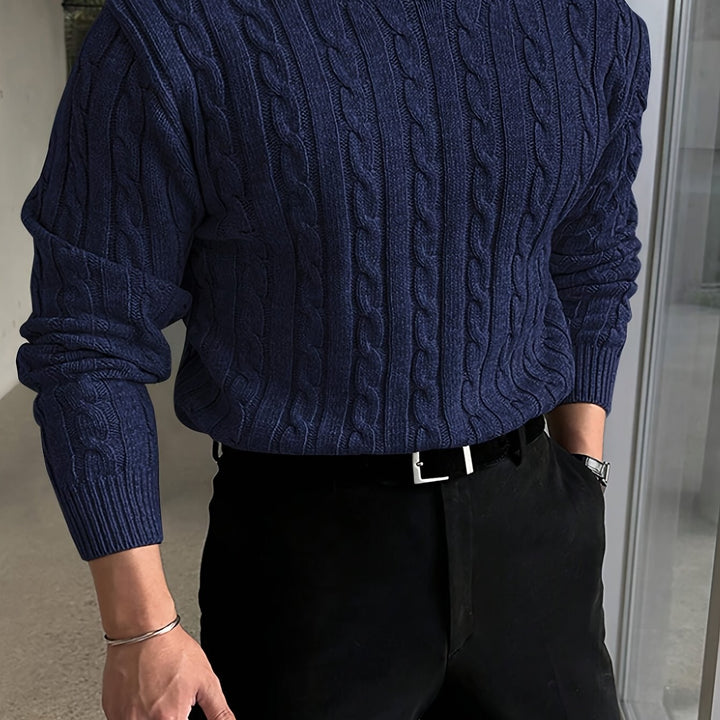 Preston | Gedraaide Kabel Pullover Sweater