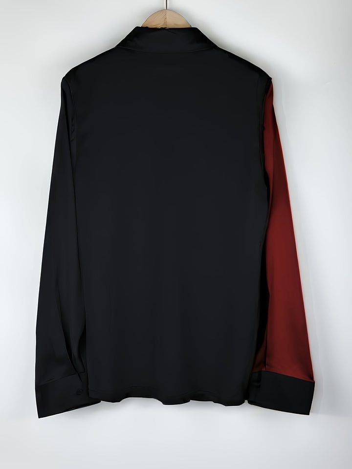 Helene | Verfijnde Kleurblok Blouse