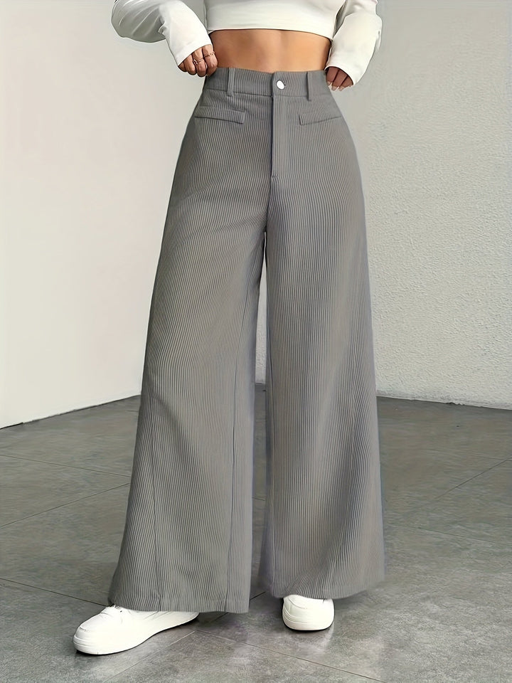 Kimberly | Hoge Taille Wijde Pantalon