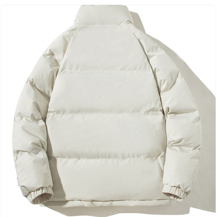 Unisex winterjas met opstaande kraag, teddyvoering en zakken