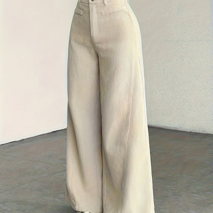 Kimberly | Hoge Taille Wijde Pantalon