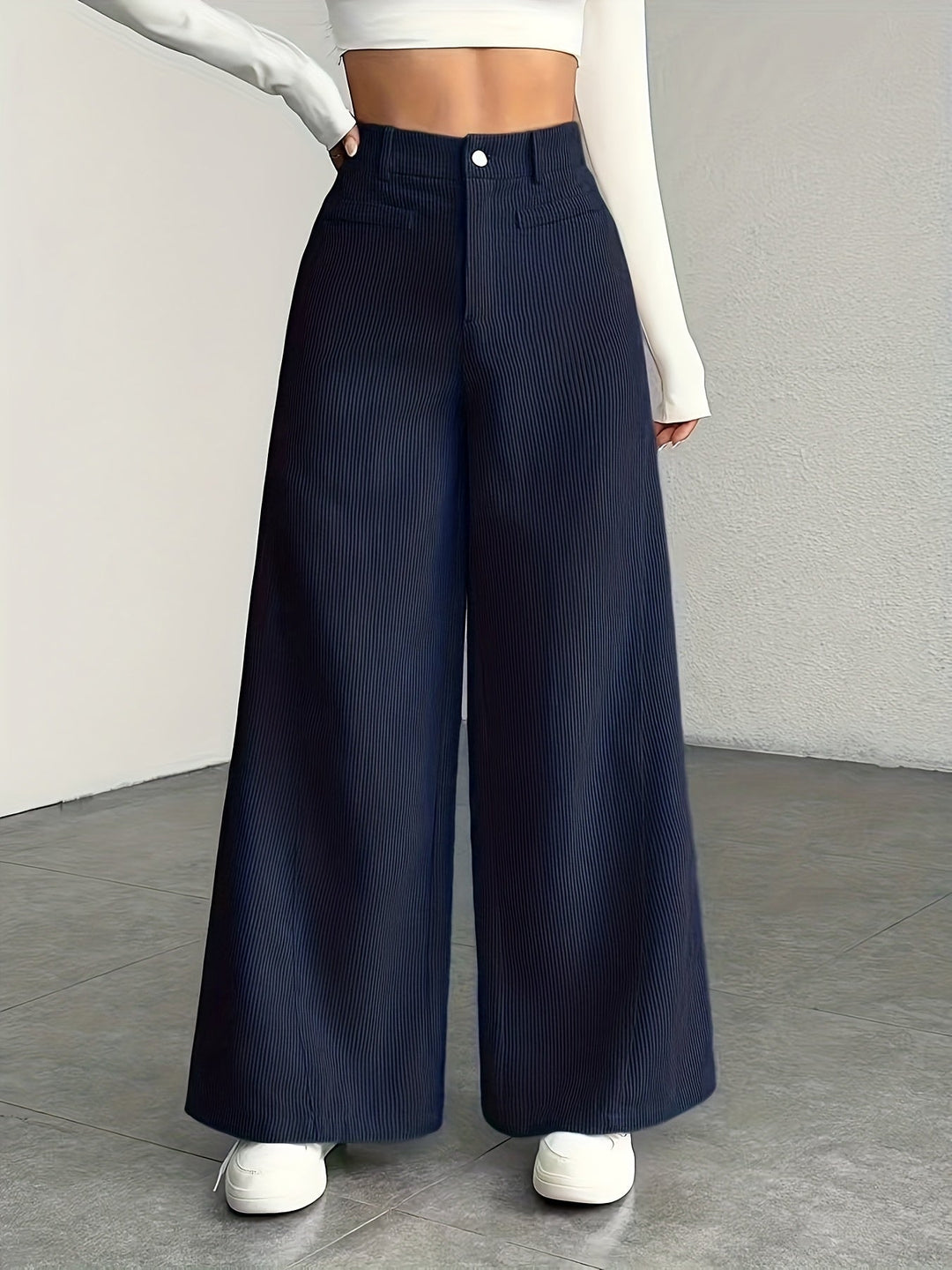 Kimberly | Hoge Taille Wijde Pantalon