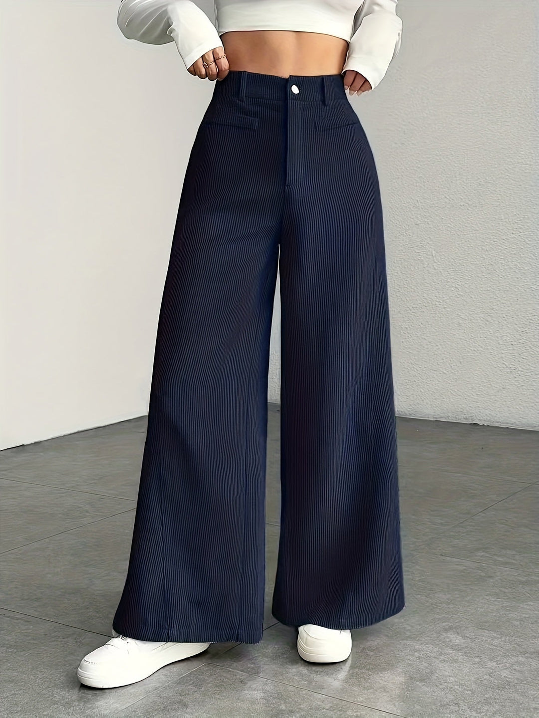 Kimberly | Hoge Taille Wijde Pantalon