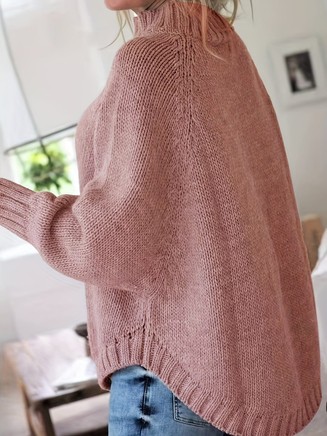 Gwendolyn | Kabelgebreide Hoge-Neck Trui