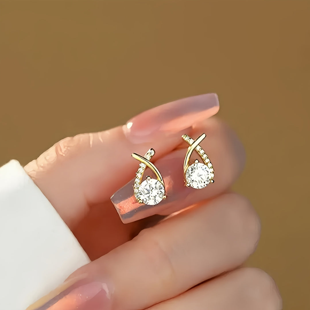 Cheryl | Stijlvolle Stud Oorbellen van Cubic Zirconia