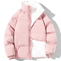 Unisex winterjas met opstaande kraag, teddyvoering en zakken