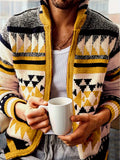 Callum | Patroon Gevoerde Cardigan