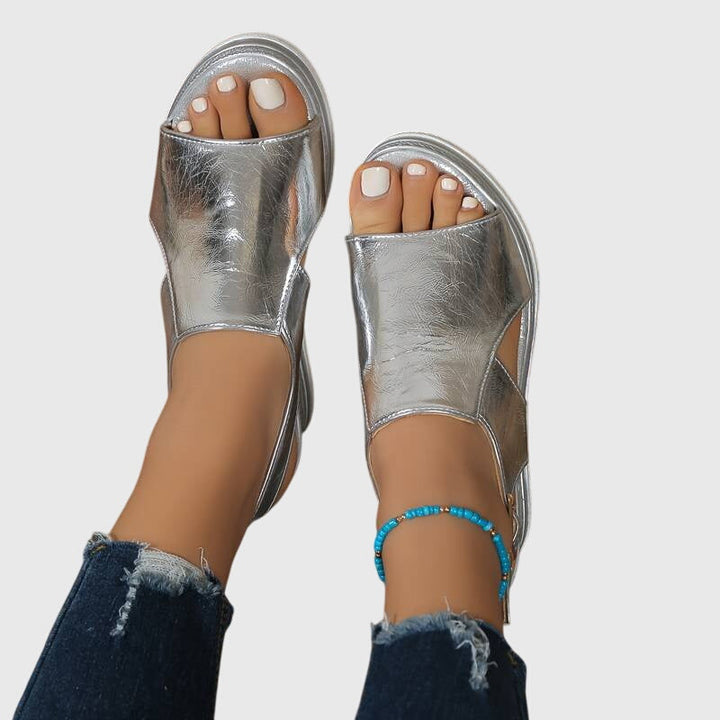 Amelia | Premium Slingback Orthopedische Sandalen