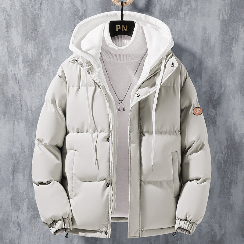 Winterjas heren met capuchon – winddicht en gevoerd