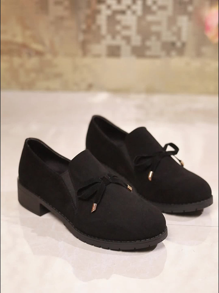 Nadia | Slip-On Loafers met Strikdetail