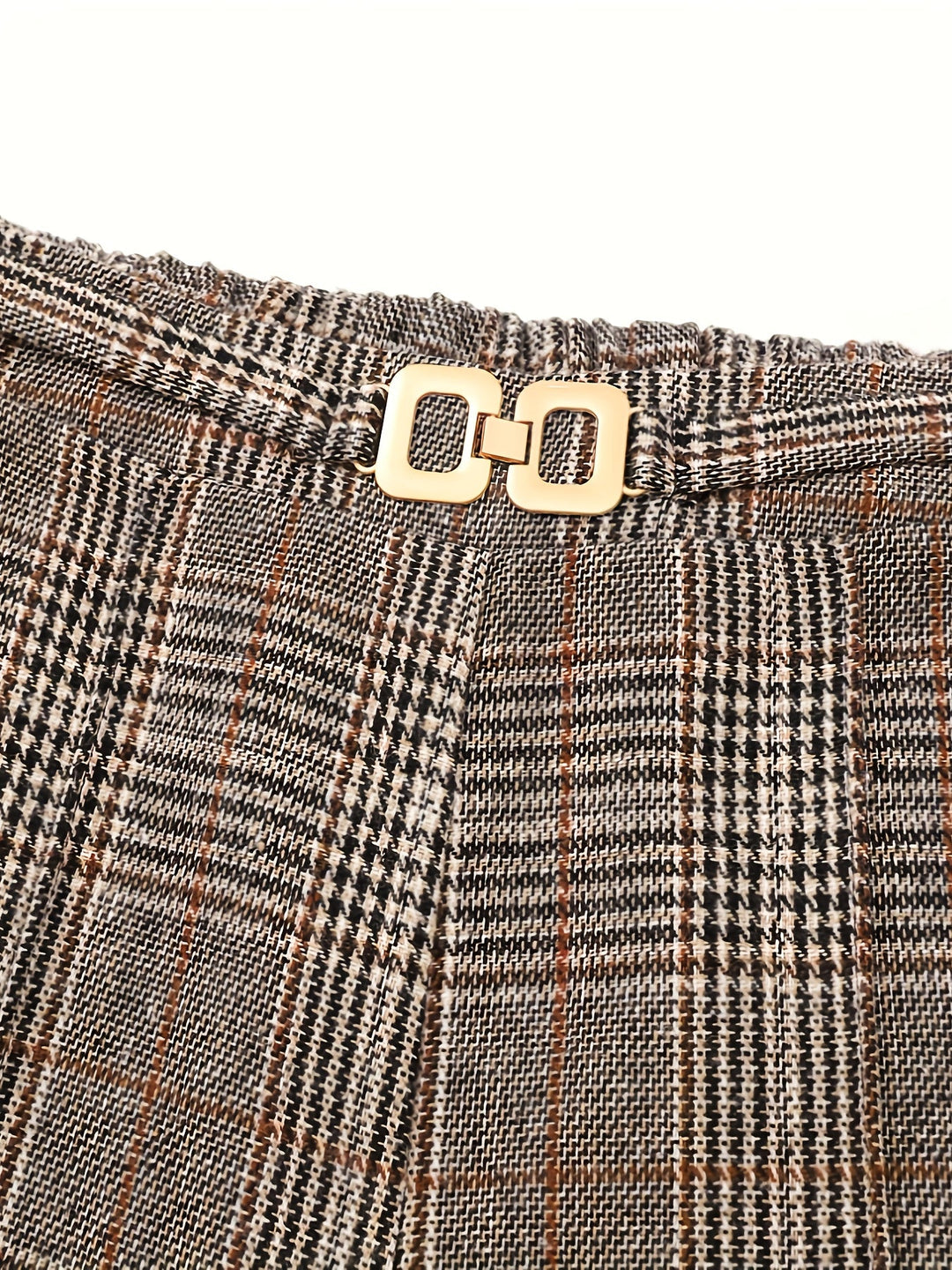 Matilda | Brede Pijpen Geruite Broek