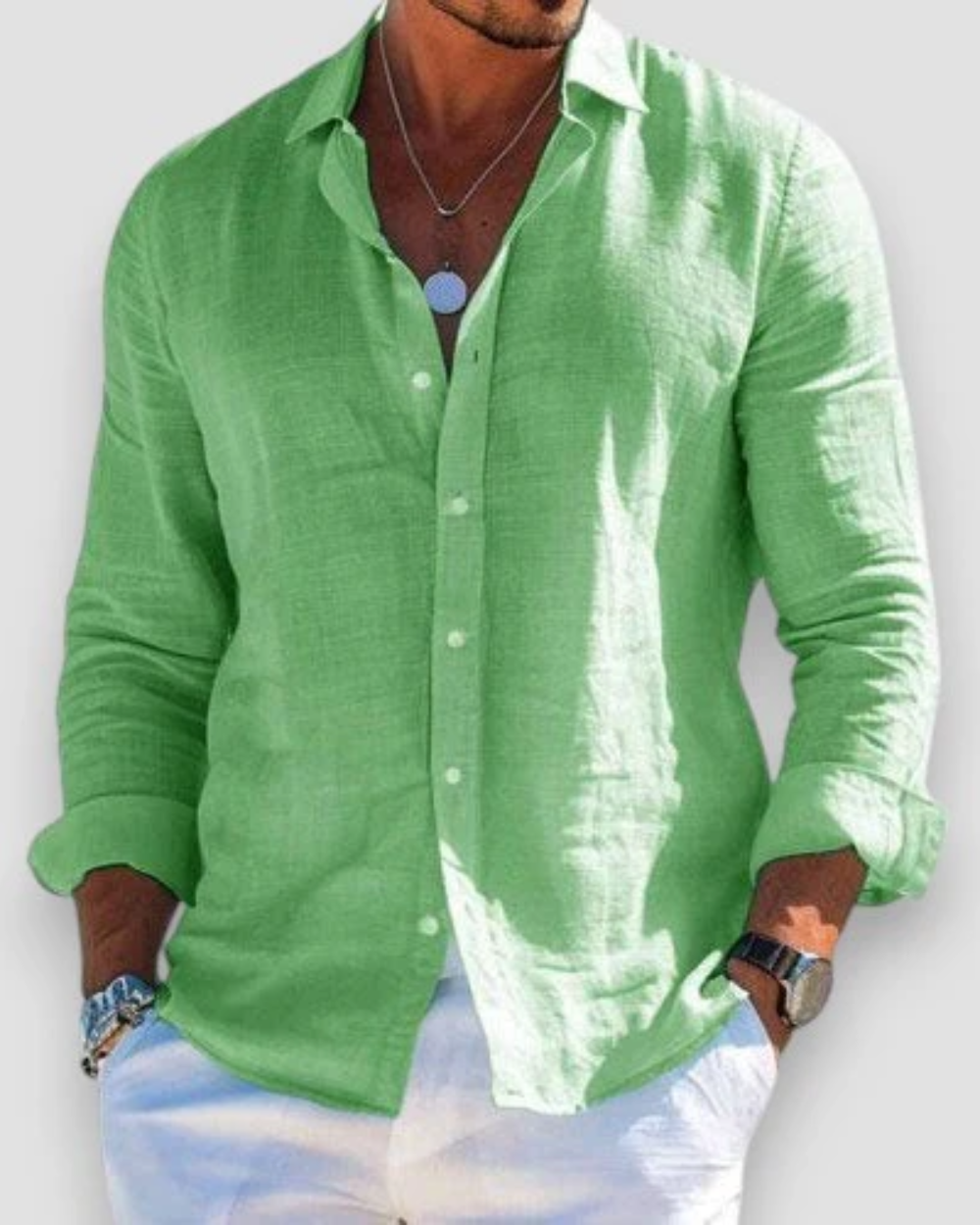 Connor | Casual Zomer Lange Mouwen Shirt