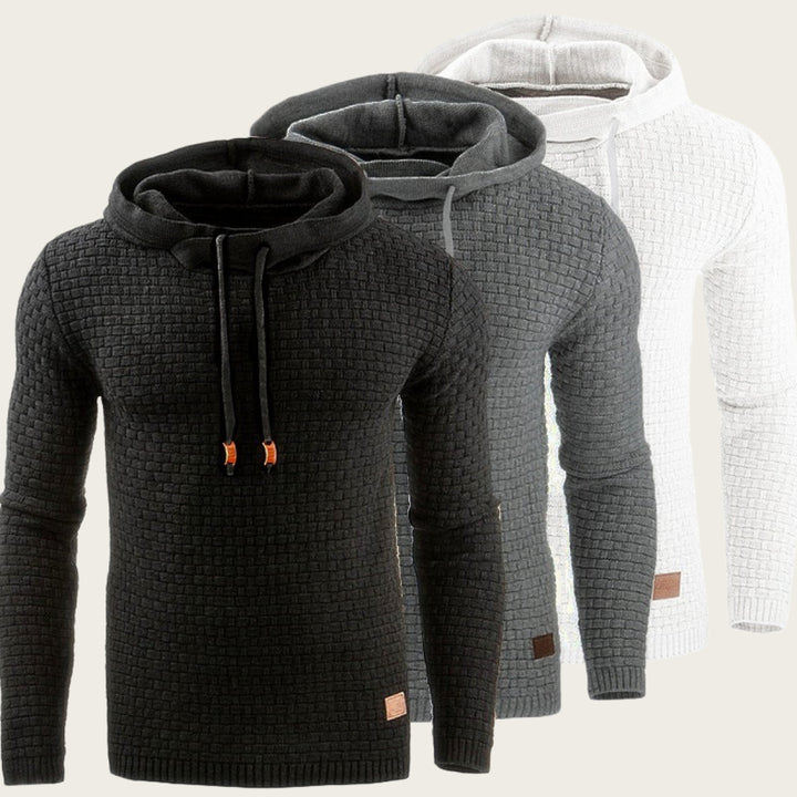 Beckett | Textured Pullover Hoodie
