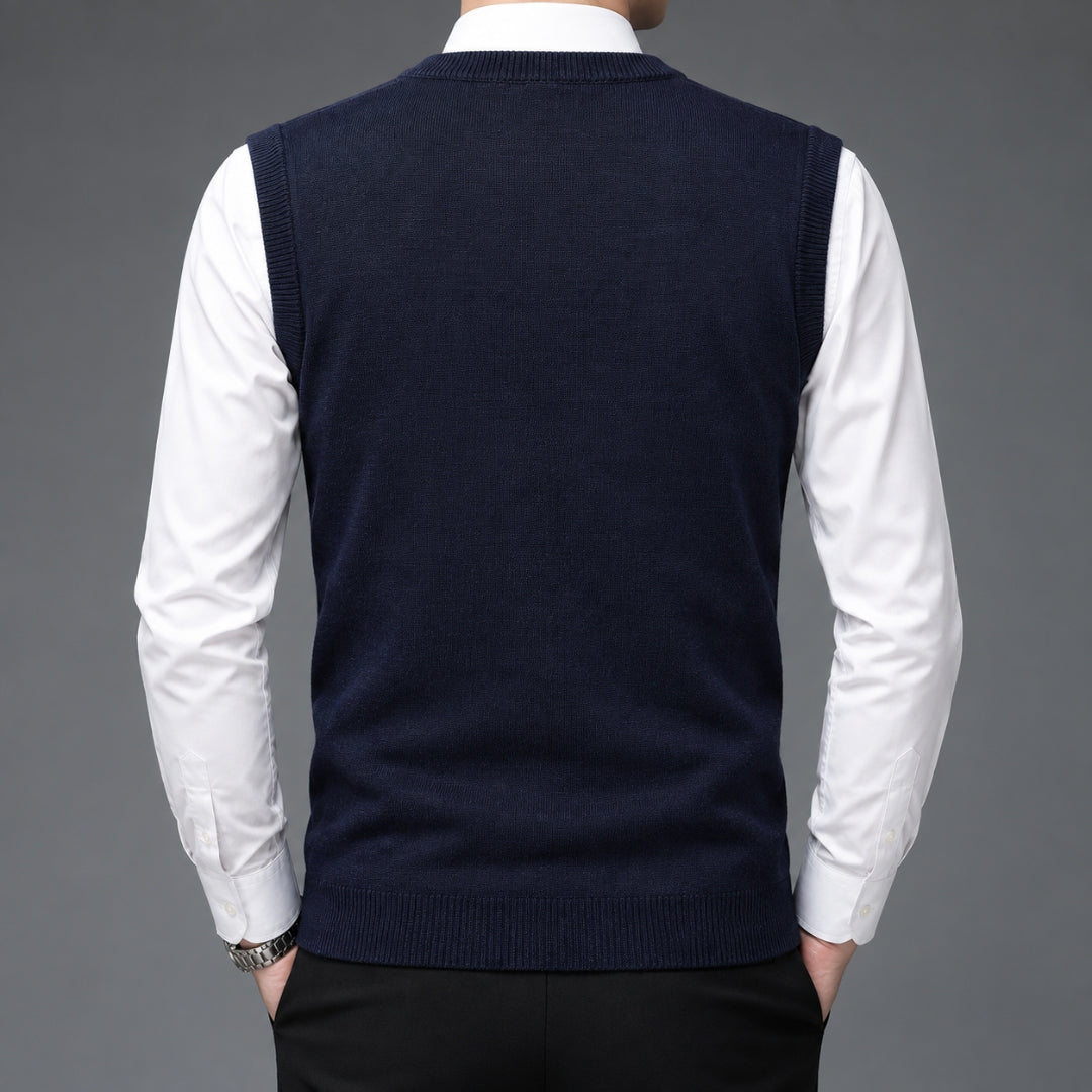 Chandler | Klassieke Argyle Trui Vest