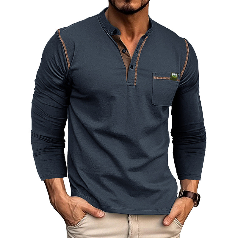 Conrad | Textured Half-Button Pullover