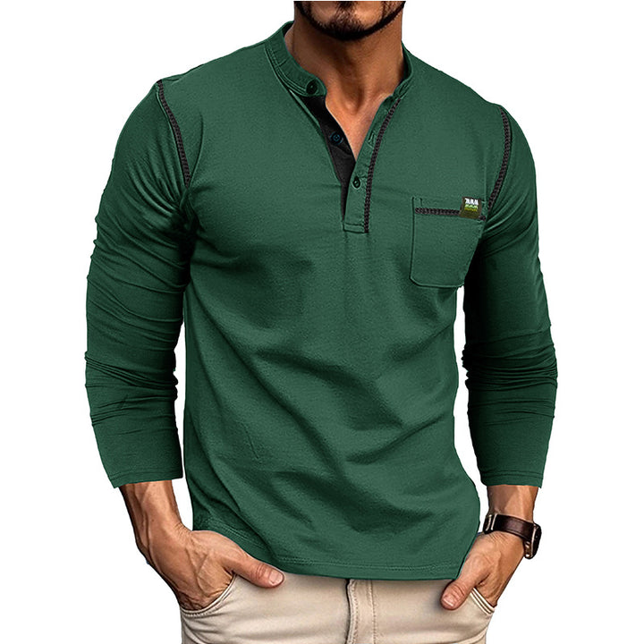 Conrad | Textured Half-Button Pullover