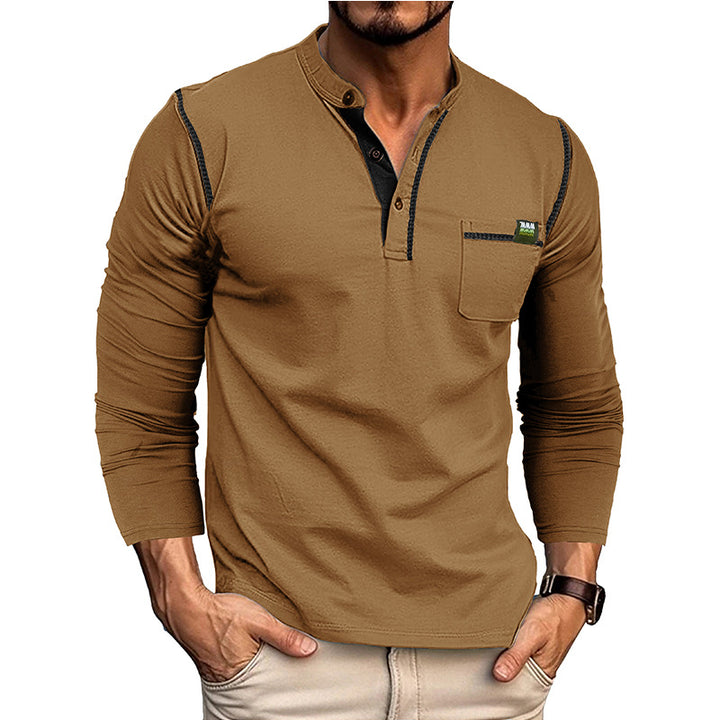Conrad | Textured Half-Button Pullover
