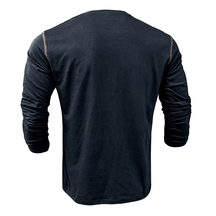 Conrad | Textured Half-Button Pullover