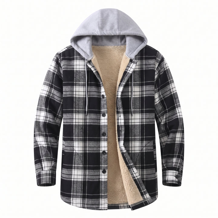 Declan | Gezellige Hooded Zip-Up Jacket