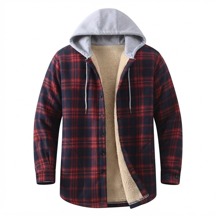 Declan | Gezellige Hooded Zip-Up Jacket