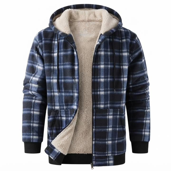 Declan | Gezellige Hooded Zip-Up Jacket