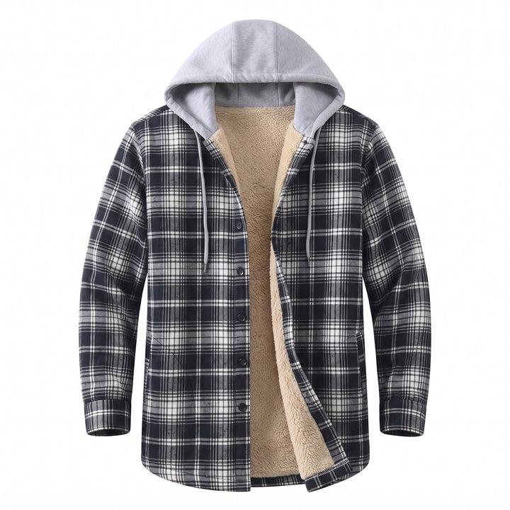 Declan | Gezellige Hooded Zip-Up Jacket
