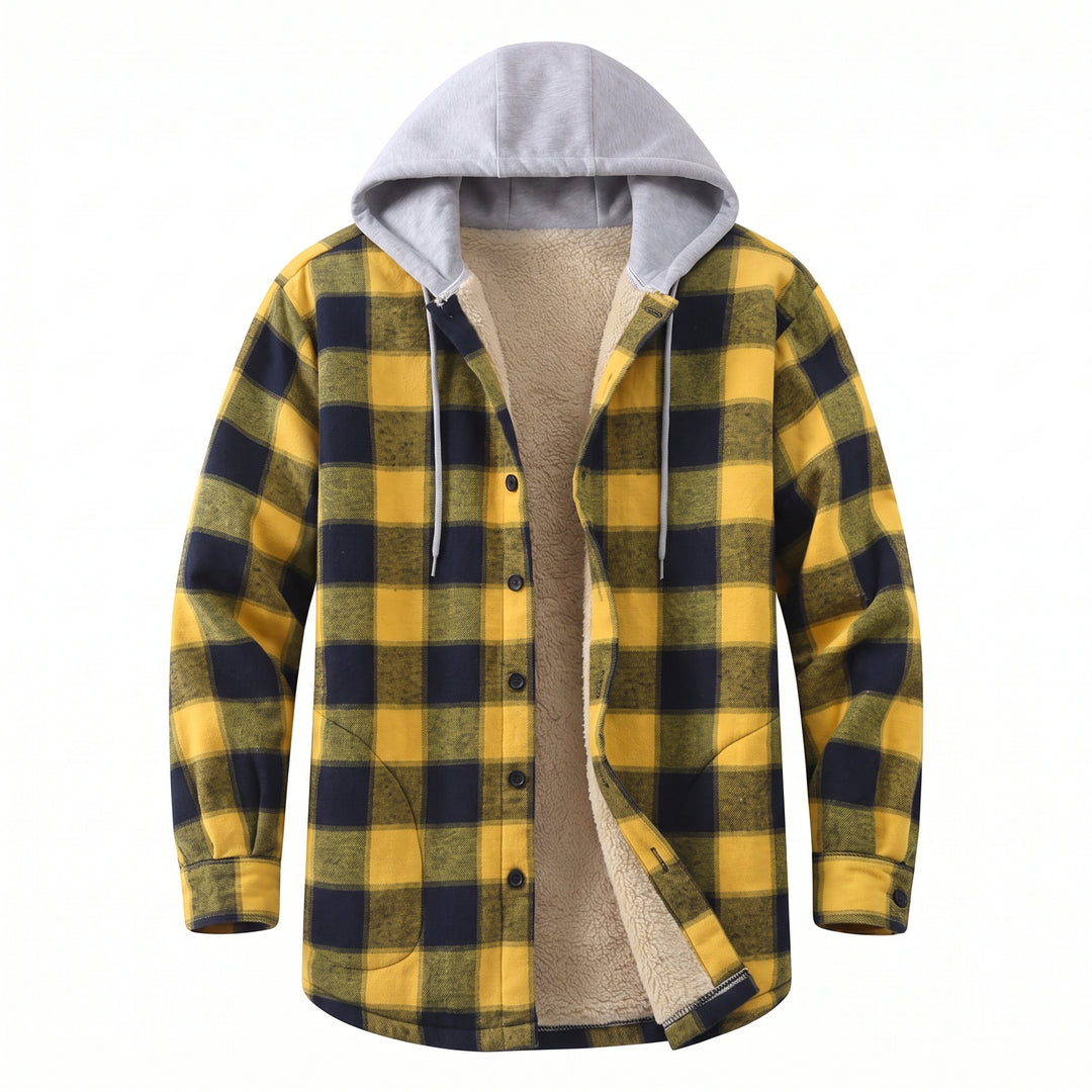 Declan | Gezellige Hooded Zip-Up Jacket