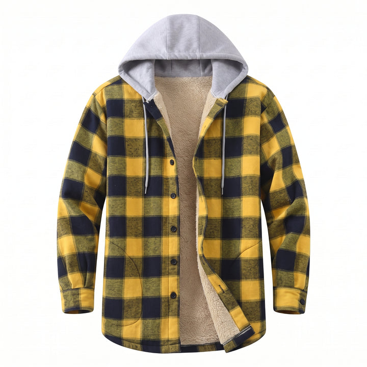 Declan | Gezellige Hooded Zip-Up Jacket