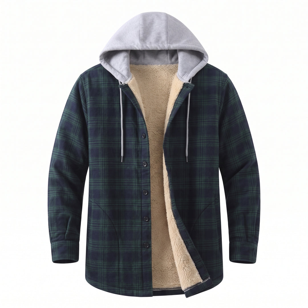 Declan | Gezellige Hooded Zip-Up Jacket