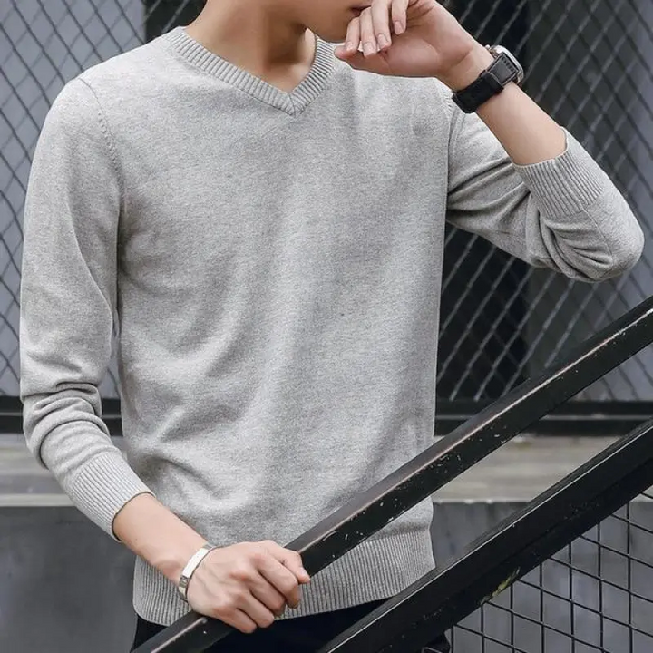 Emory | Klassieke V-hals Pullover