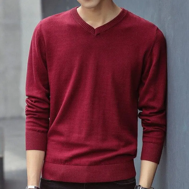 Emory | Klassieke V-hals Pullover