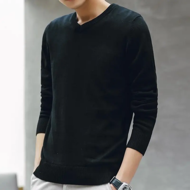 Emory | Klassieke V-hals Pullover