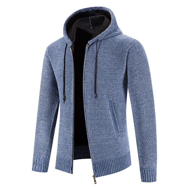 Gregory | Staande Kraag Rits Cardigan
