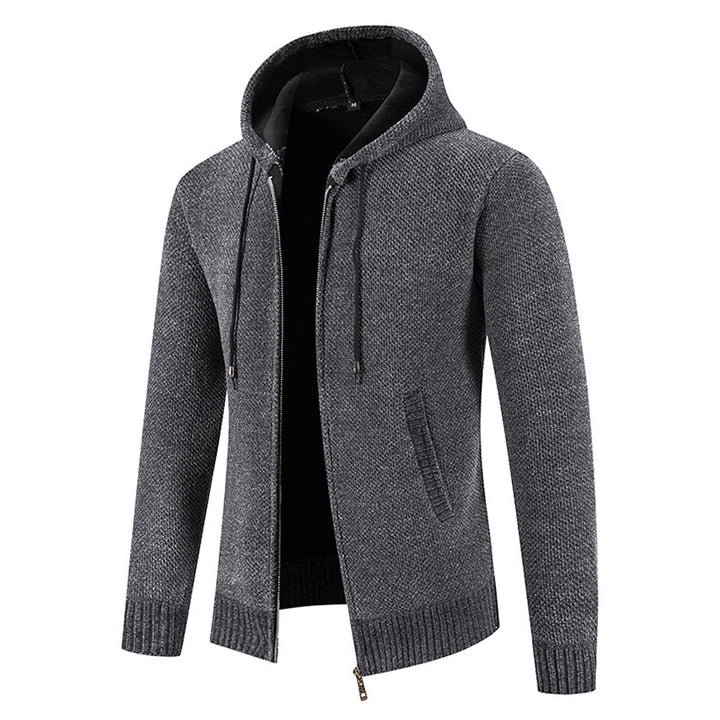 Gregory | Staande Kraag Rits Cardigan
