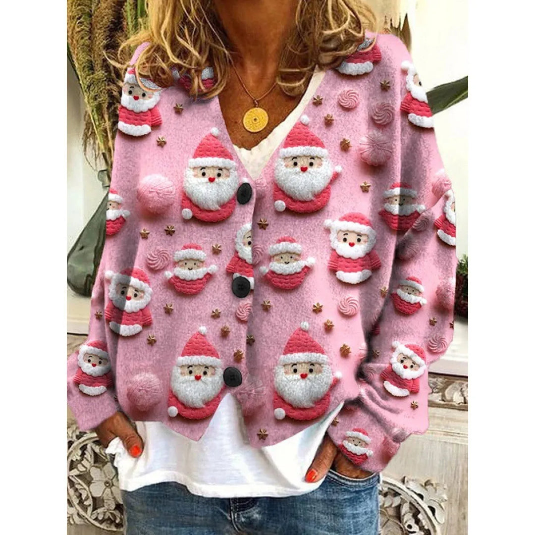 Hazel | Bloemen Open-Front Cardigan