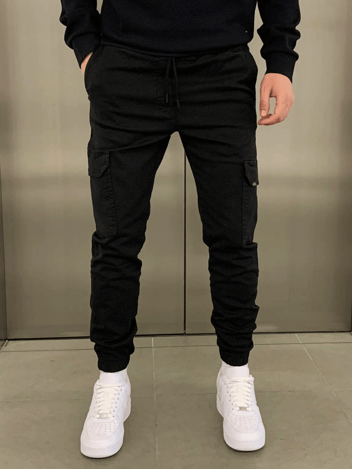 Marcus | Strakke Cargo Broek met Tailleband