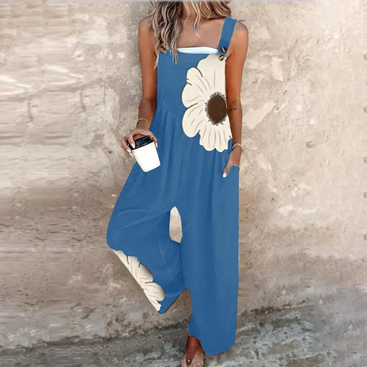 Marissa | Stijlvolle Bloemen Wide Leg Jumpsuit